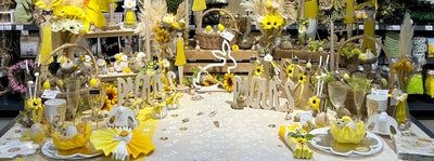 How to create a rustic atmosphere with artificial daisies? 