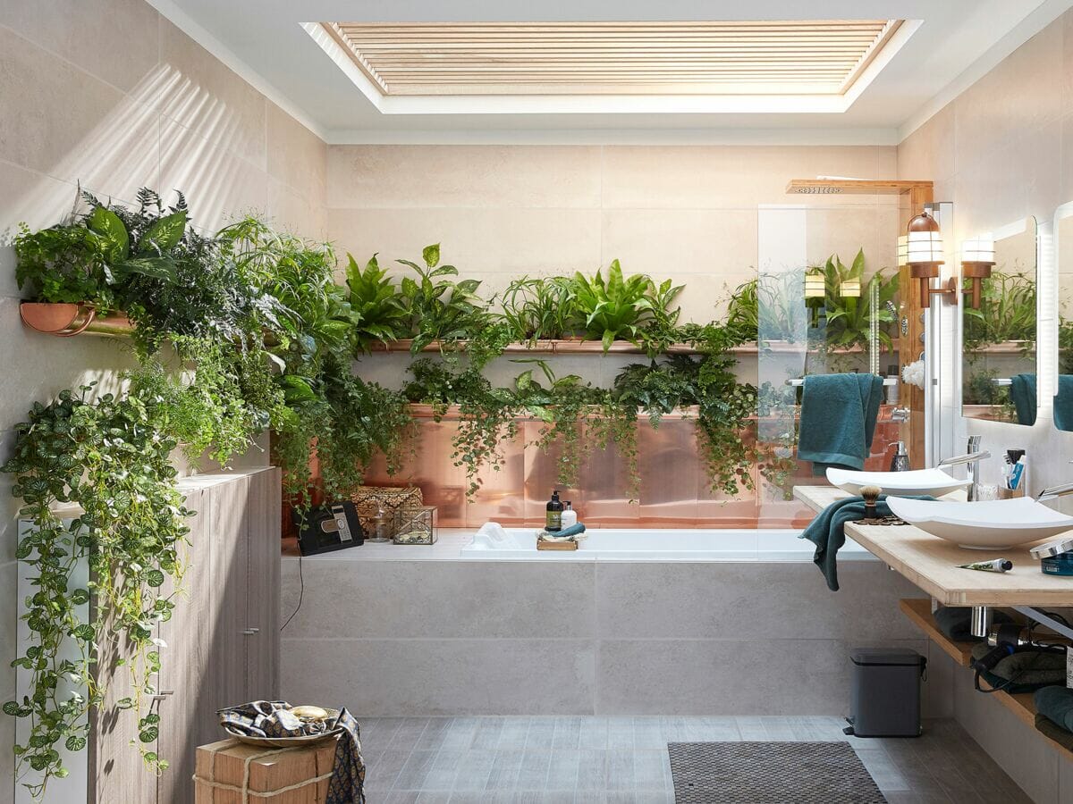 Les Meilleures Plantes Suspendues Artificielles pour votre Salle de Bain