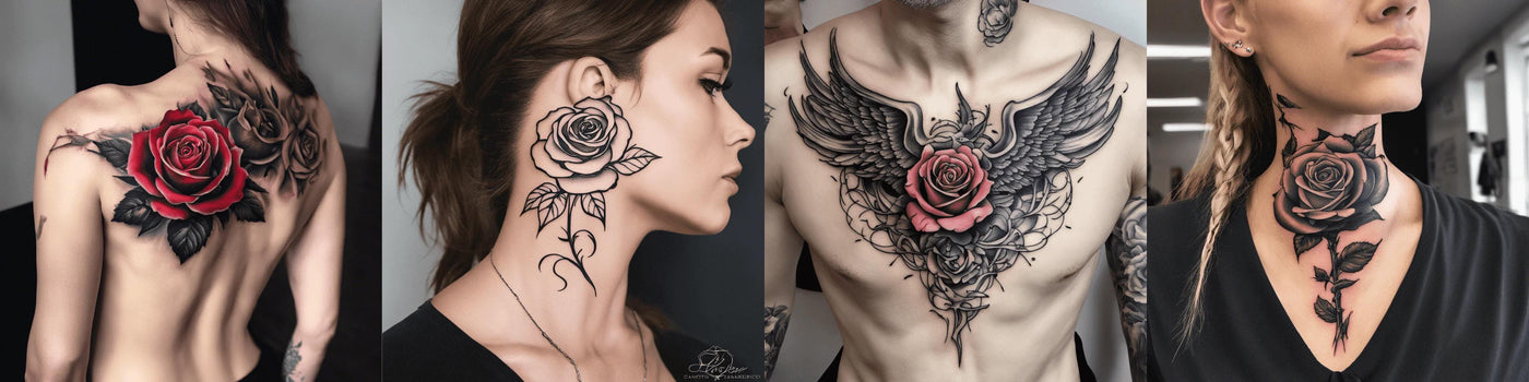 Tatouage Rose : Symbolisme, Origines et Significations