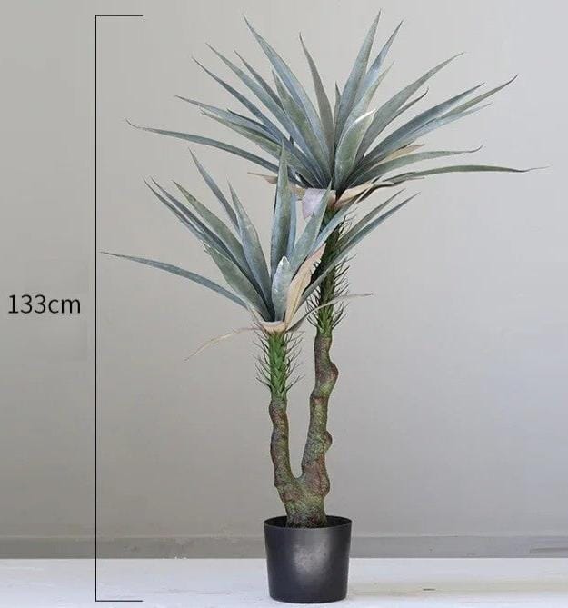 Agave Artificiel Haut de Gamme - 133 cm