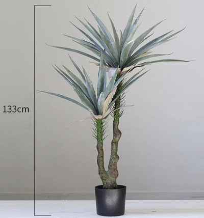 Agave Artificiel Haut de Gamme - 133 cm