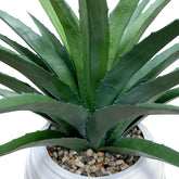 Agave Artificiel Haut de Gamme en Pot Design