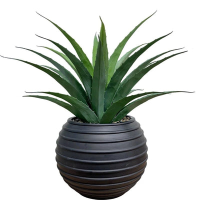 Agave Artificiel Haut de Gamme en Pot Design