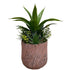 Agave Artificielle en pot avec Plantes Succulentes