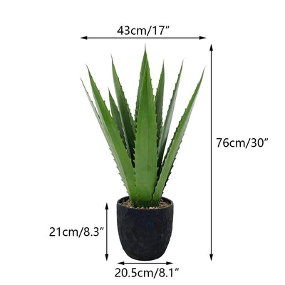 Agave Artificielle Haut de Gamme - 76 cm