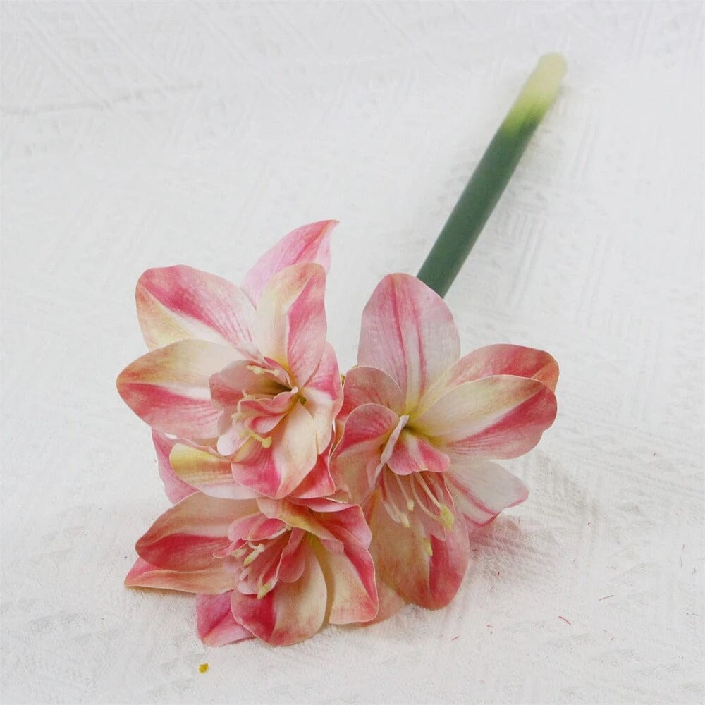 Amaryllis Artificielle Haut de Gamme - 62 cm