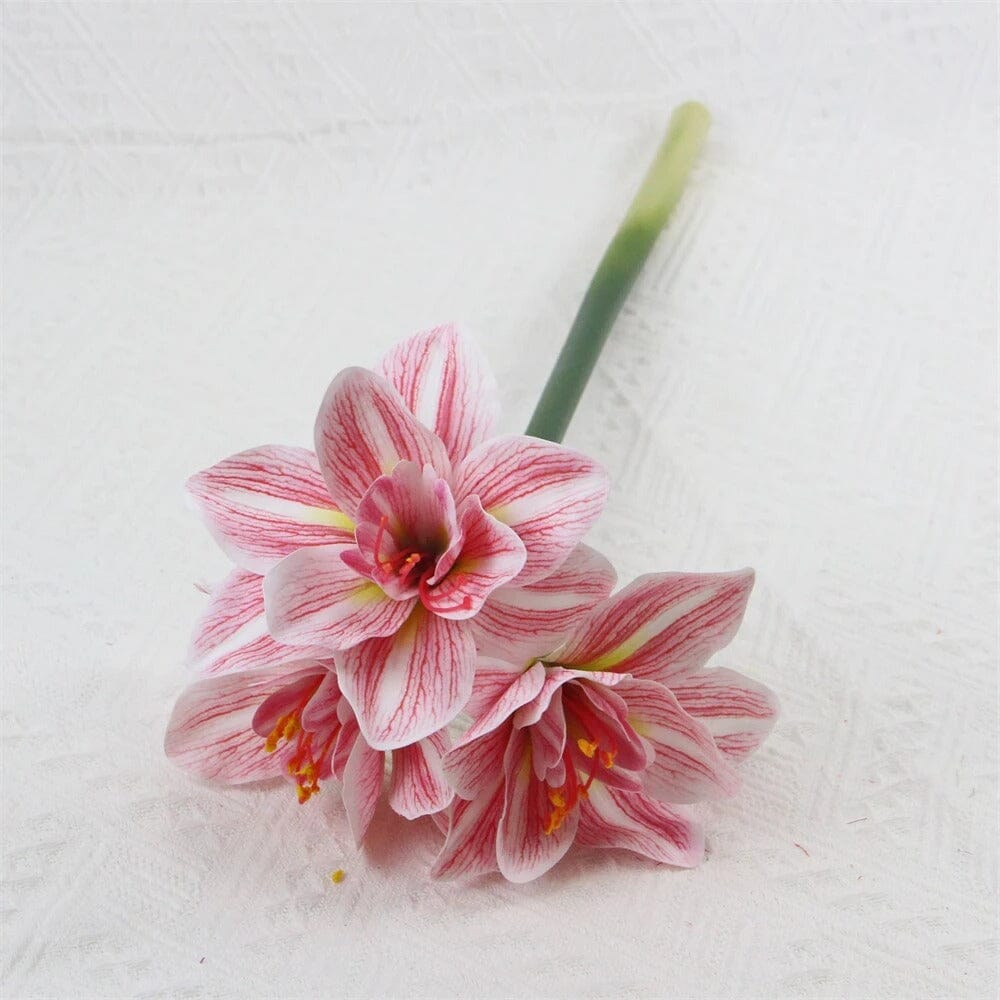 Amaryllis Artificielle Haut de Gamme - 62 cm