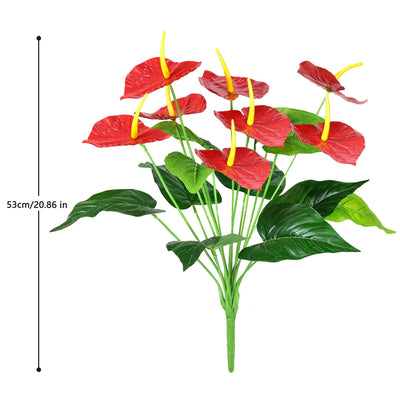 Anthurium Artificiel Rouge