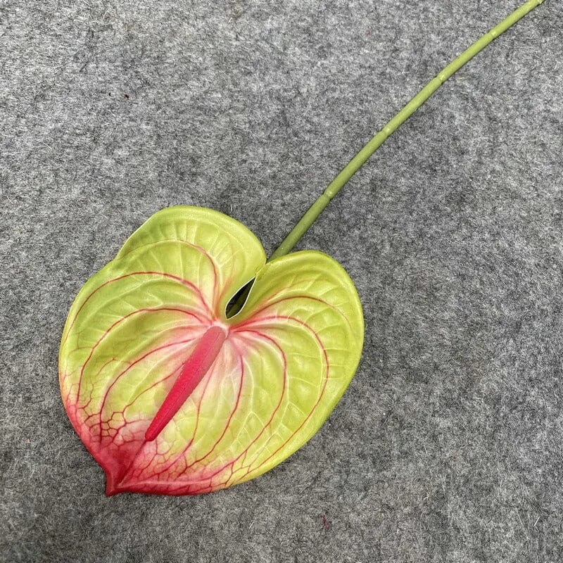 Anthurium artificiel sur tige - 60 cm