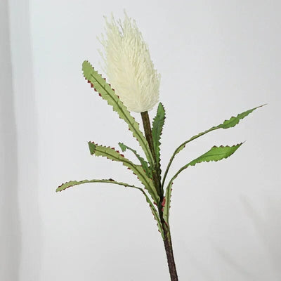 Banksia - Branche fleurie artificielle - 70 cm