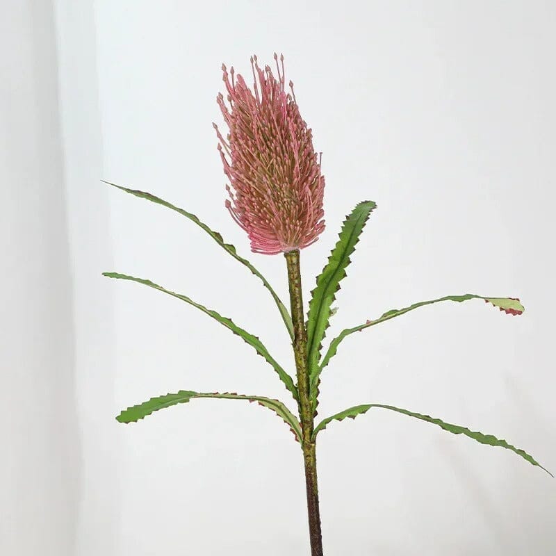 Banksia - Branche fleurie artificielle - 70 cm