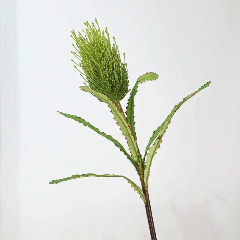 Banksia - Branche fleurie artificielle - 70 cm