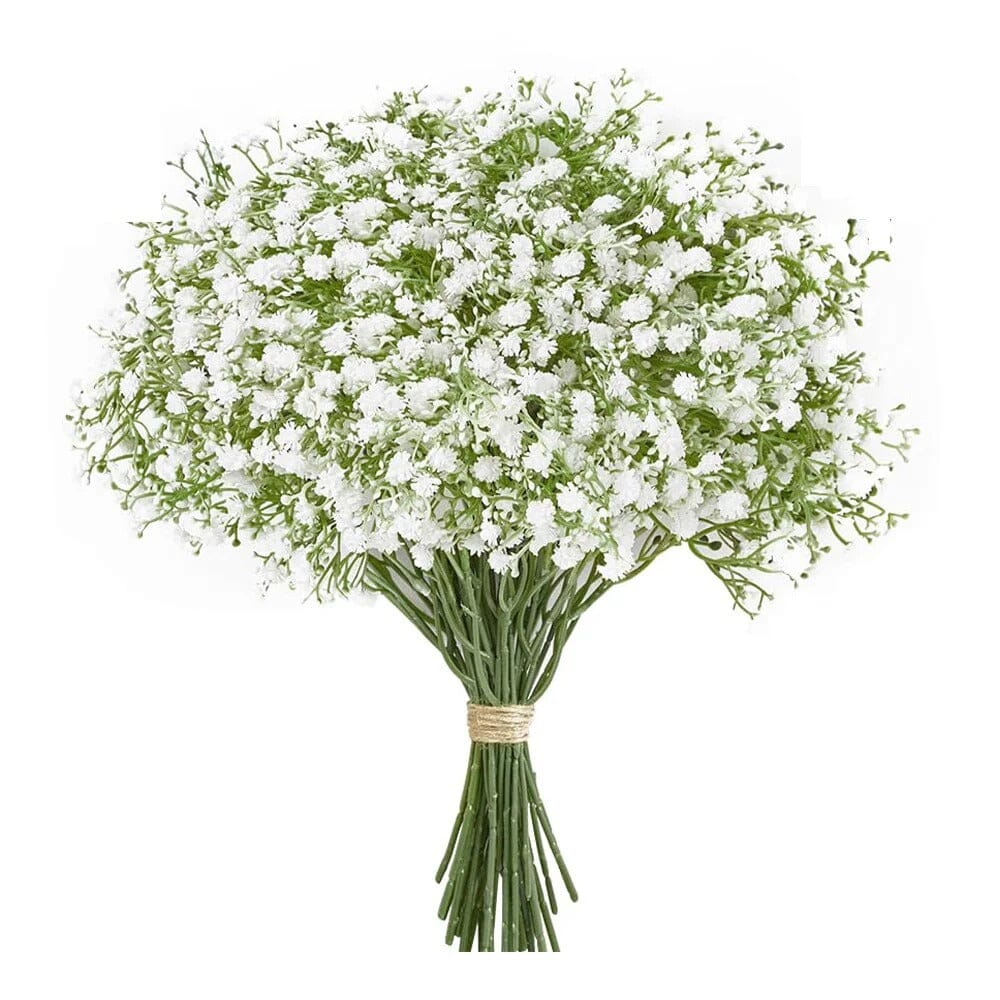 Bouquet Artificiel Mariage - Gypsophiles Blanc Pur