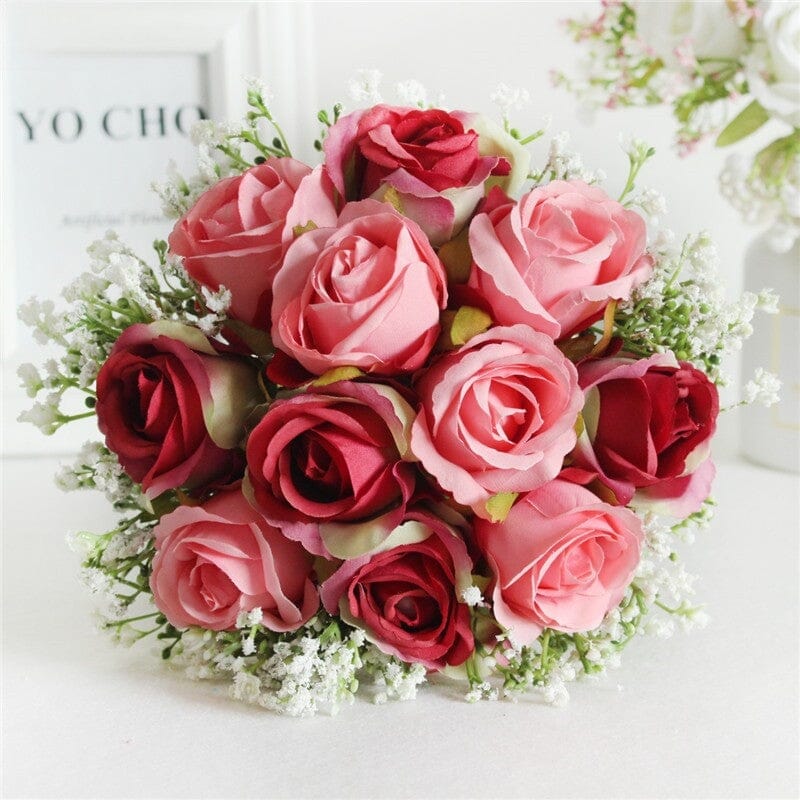 Bouquet Artificiel Mariage Roses