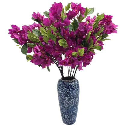 Bouquet Branche Bougainvillier Artificiel Violet - 77 cm