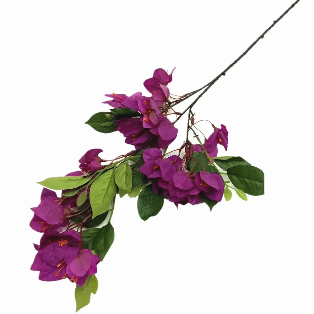 Bouquet Branche Bougainvillier Artificiel Violet - 77 cm