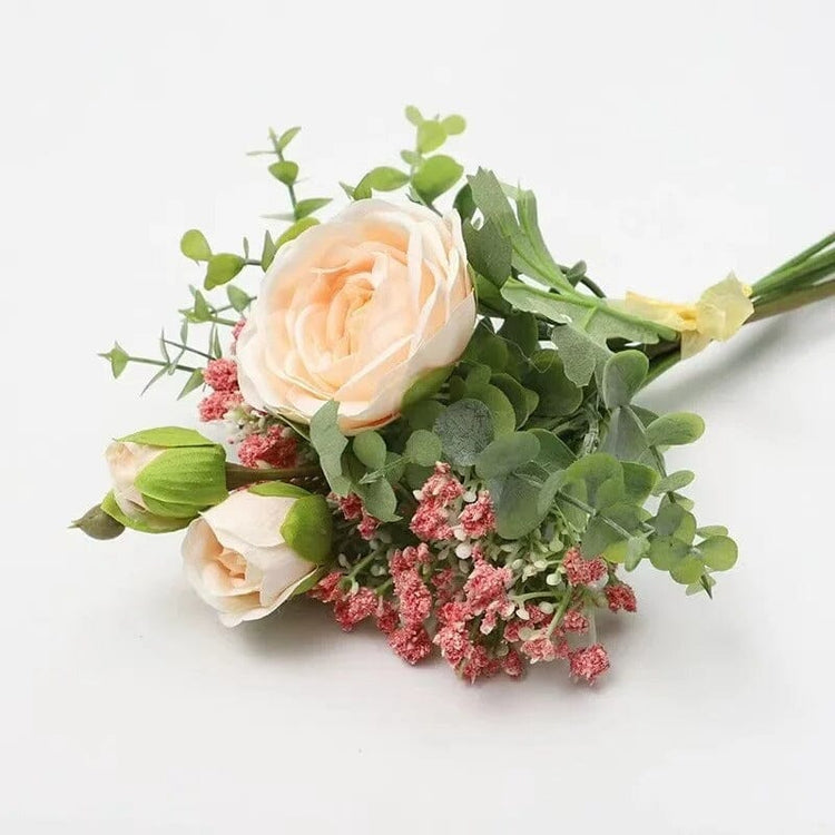 Country Bouquet of Artificial Roses