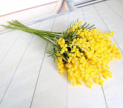 Bouquet de Grand Mimosa Artificiel - 57 cm