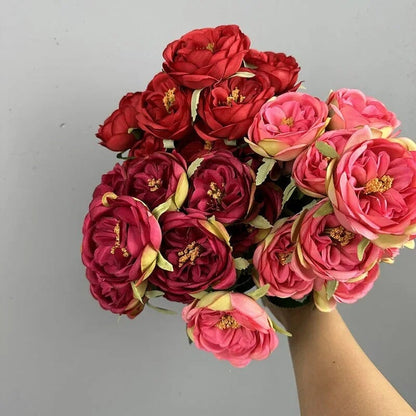 Bouquet de Rose Artificielle Haut de Hamme - 41 cm