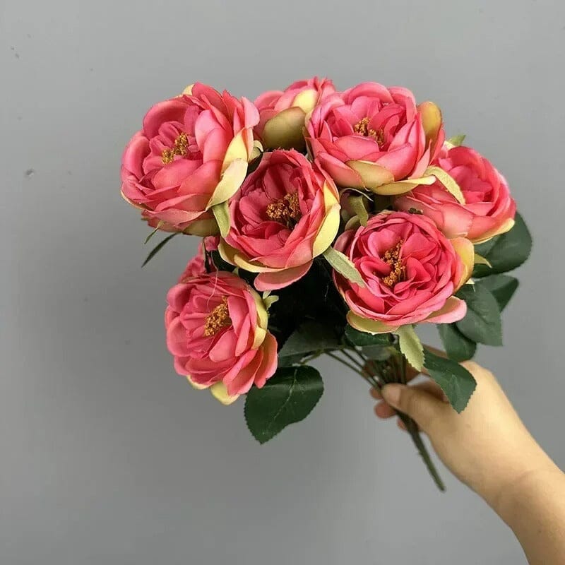 Bouquet de Rose Artificielle Haut de Hamme - 41 cm