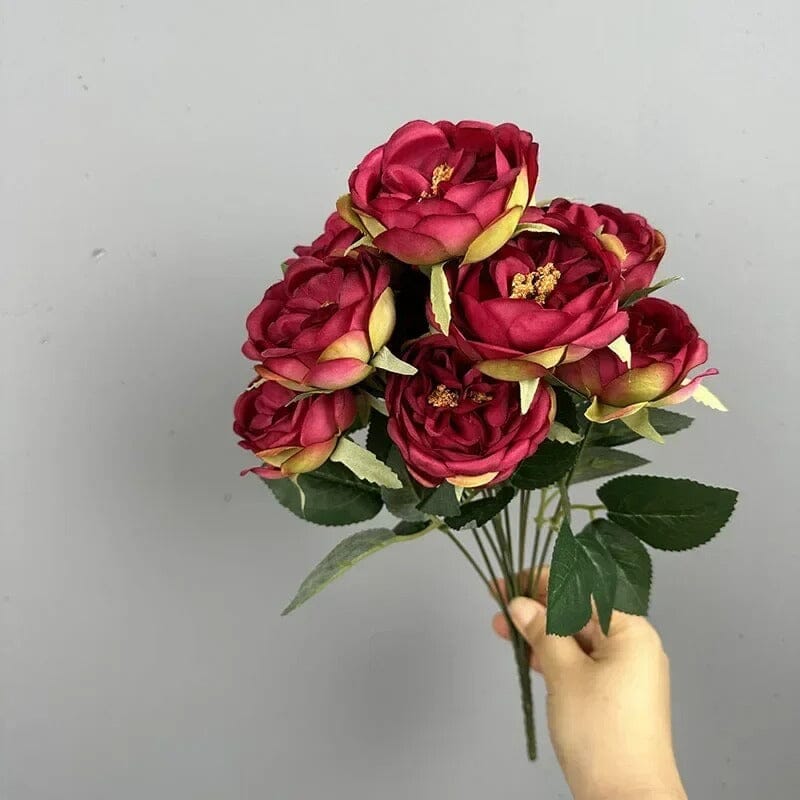 Bouquet de Rose Artificielle Haut de Hamme - 41 cm