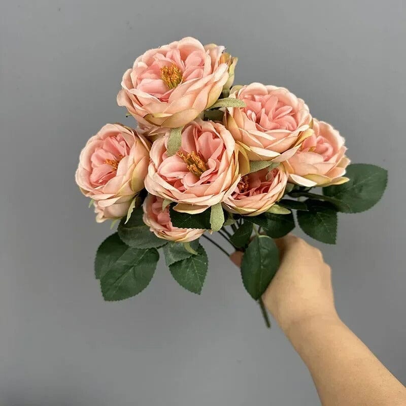 Bouquet de Rose Artificielle Haut de Hamme - 41 cm