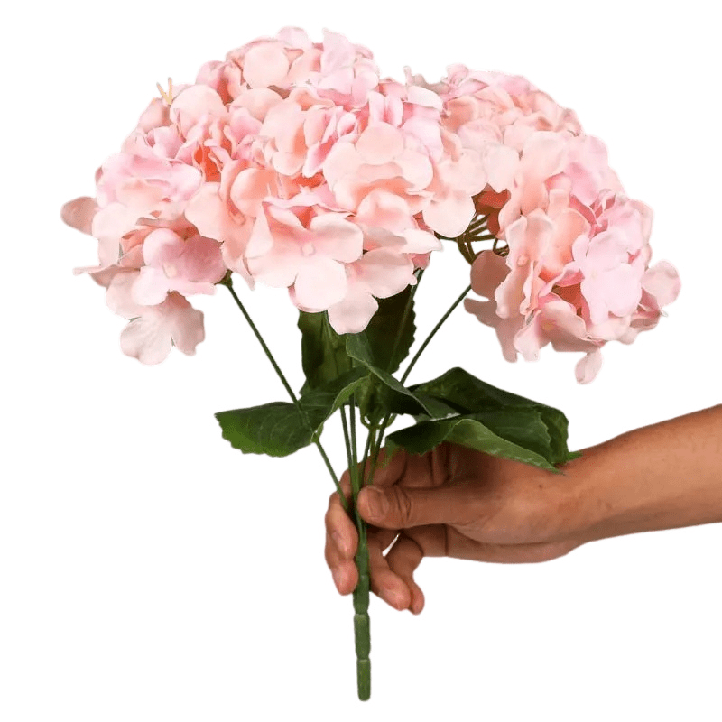 Bouquet d’Hortensia Artificiel Rose