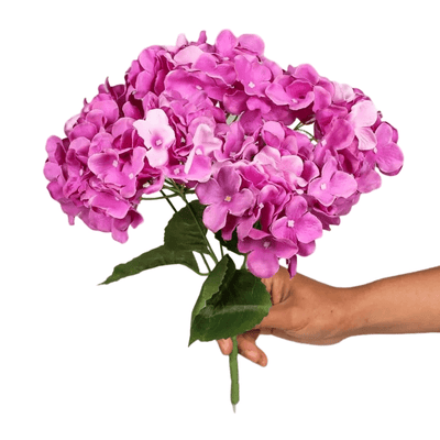 Bouquet d'Hortensia Artificiel Violet