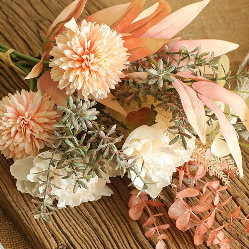 Bouquet Fleurs Artificielles Champêtre