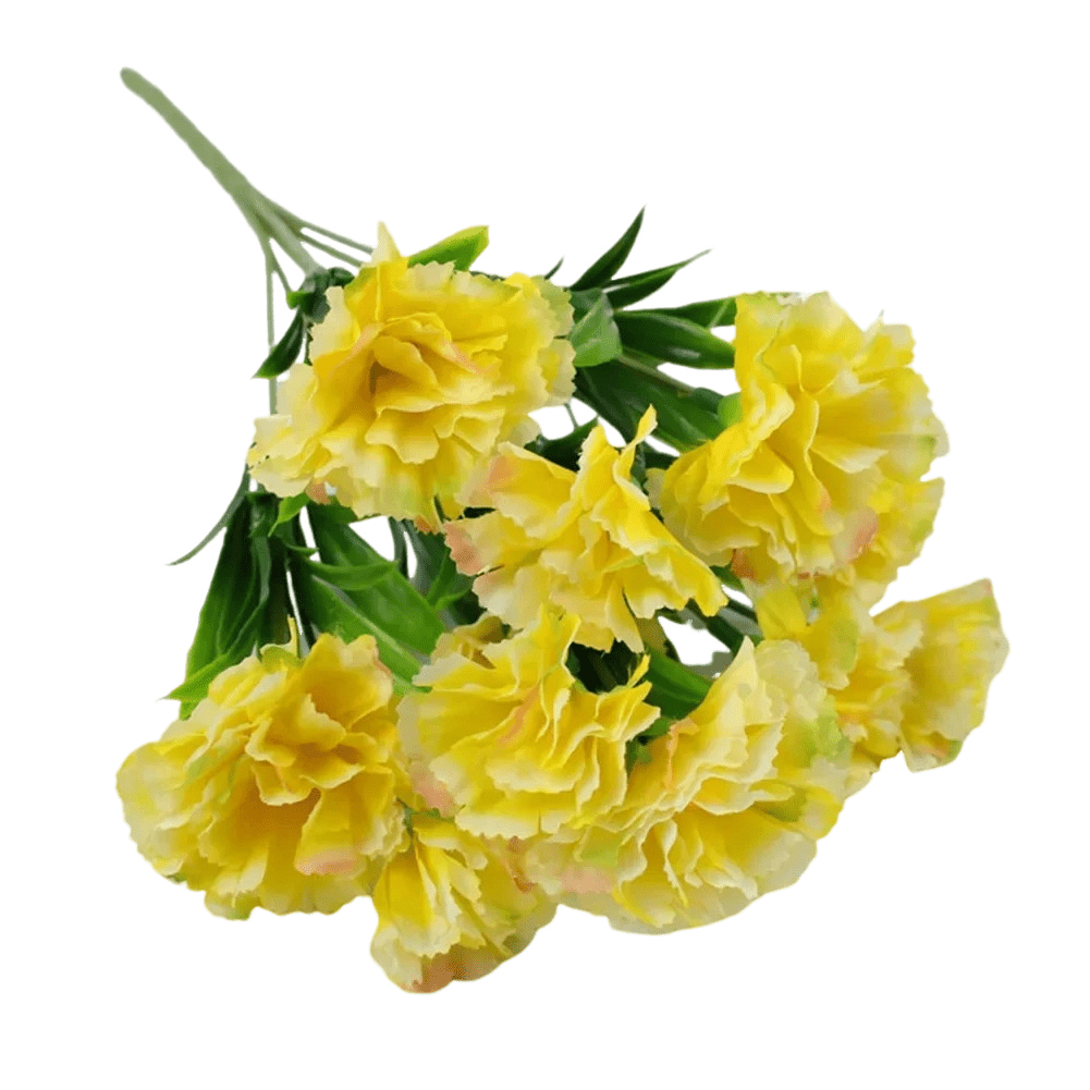 Bouquet Géranium Artificiel Jaune