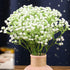 Bouquet Gypsophile Artificiel Blanc Pur (20 Tiges)