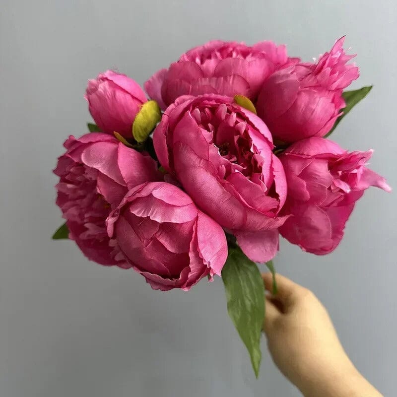 Bouquet Pivoine Artificielle Haut de Gamme - 30 cm