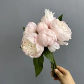 Bouquet Pivoine Artificielle Haut de Gamme - 30 cm