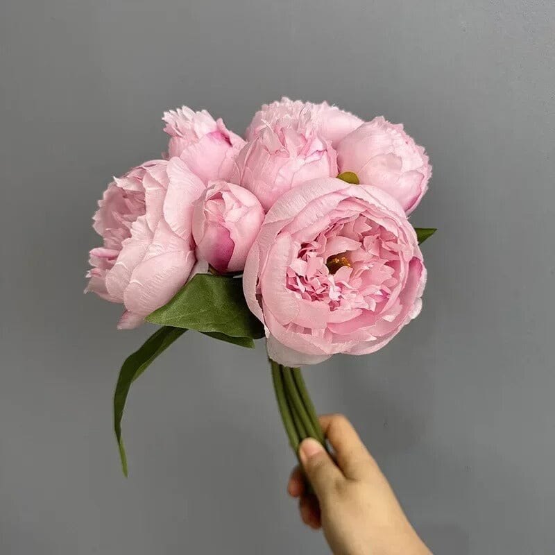 Bouquet Pivoine Artificielle Haut de Gamme - 30 cm