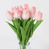 Bouquet Tulipe Artificielle - Rose (10 Fleurs)