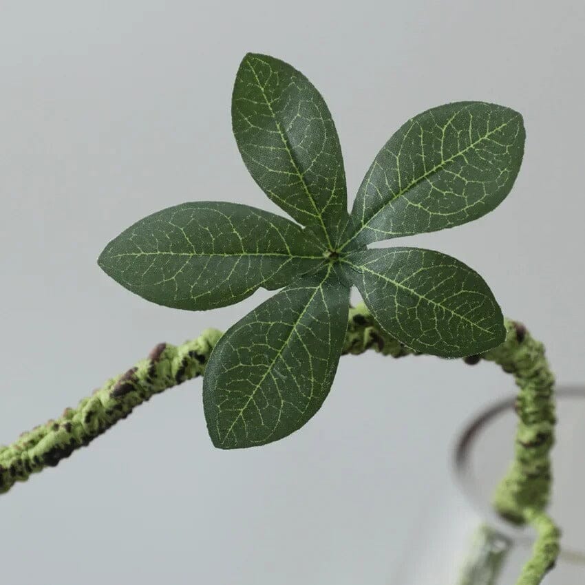 Branche de fleurs d'azalée blanche artificielle - 70 cm