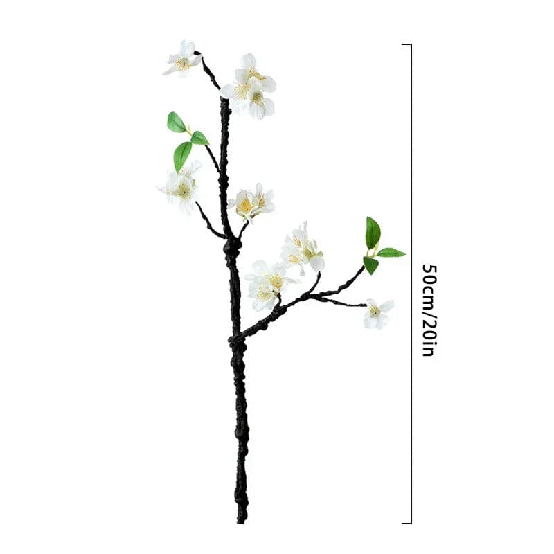 Branche de Fleurs de Cerisier Artificielle - 50 cm