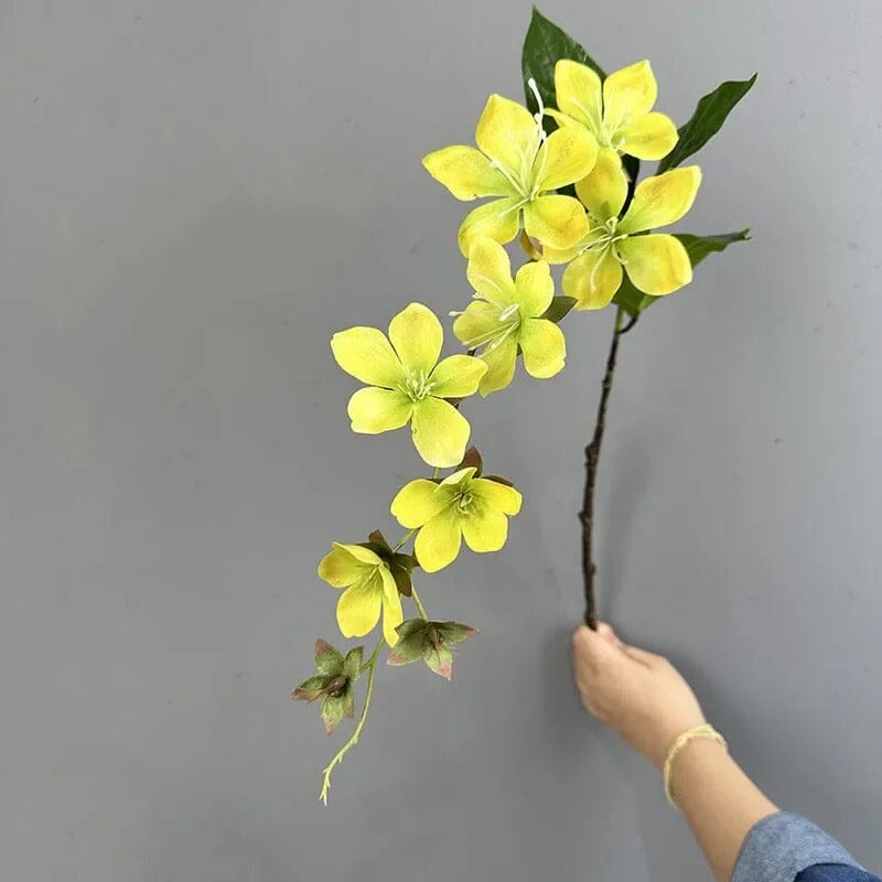 Branche de Jasmin Artificiel Haut de Gamme - 80 cm