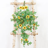 Branche de Marguerite Artificielle Suspendue - 85 cm