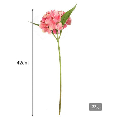 Branche D'Hortensia Artificiel Haut de Gamme - 42 cm