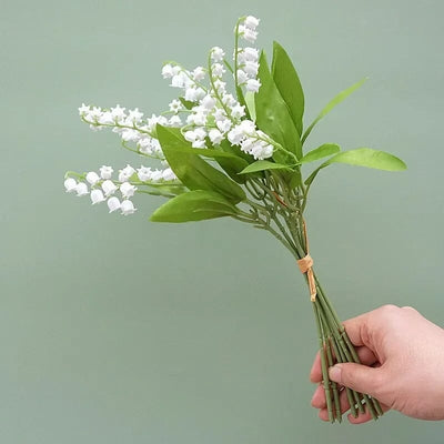 Brin de Muguet en Tissu - 37 cm