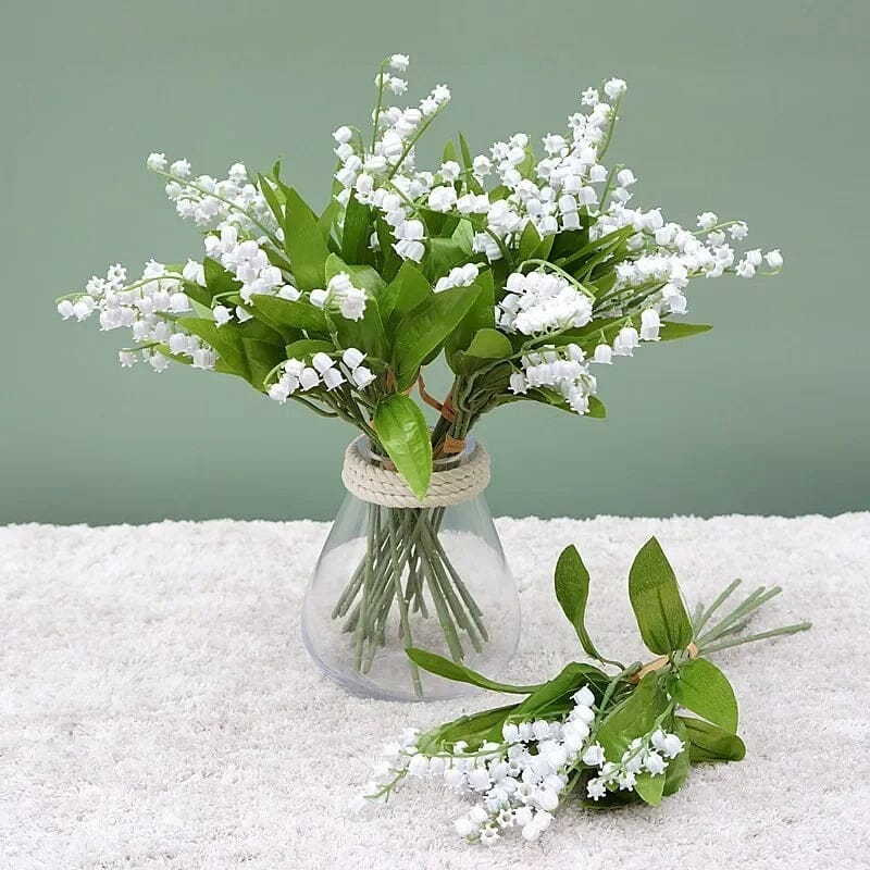 Brin de Muguet en Tissu - 37 cm