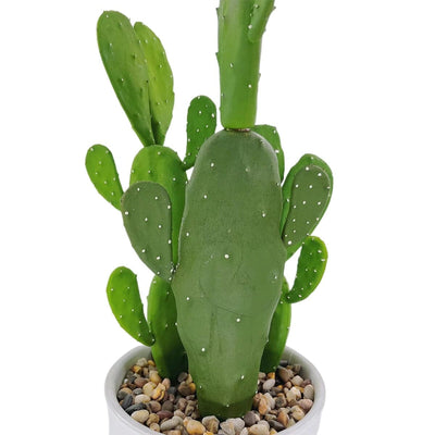 Cactus Artificiel Déco Intérieur Haut de Gamme - 49,5 cm