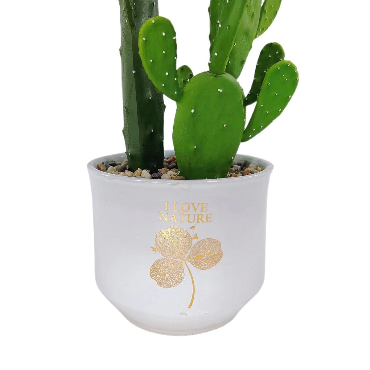 Cactus Artificiel Déco Intérieur Haut de Gamme - 49,5 cm