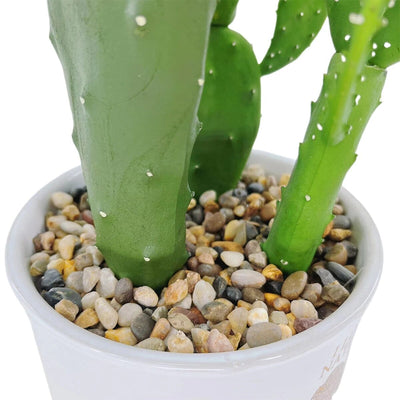 Cactus Artificiel Déco Intérieur Haut de Gamme - 49,5 cm