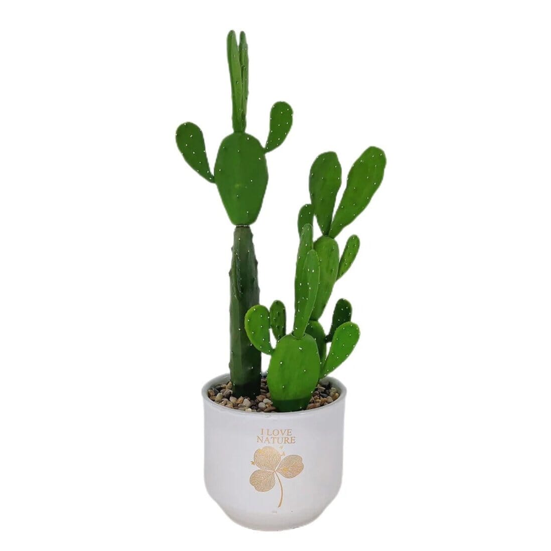 Cactus Artificiel Déco Intérieur Haut de Gamme - 49,5 cm