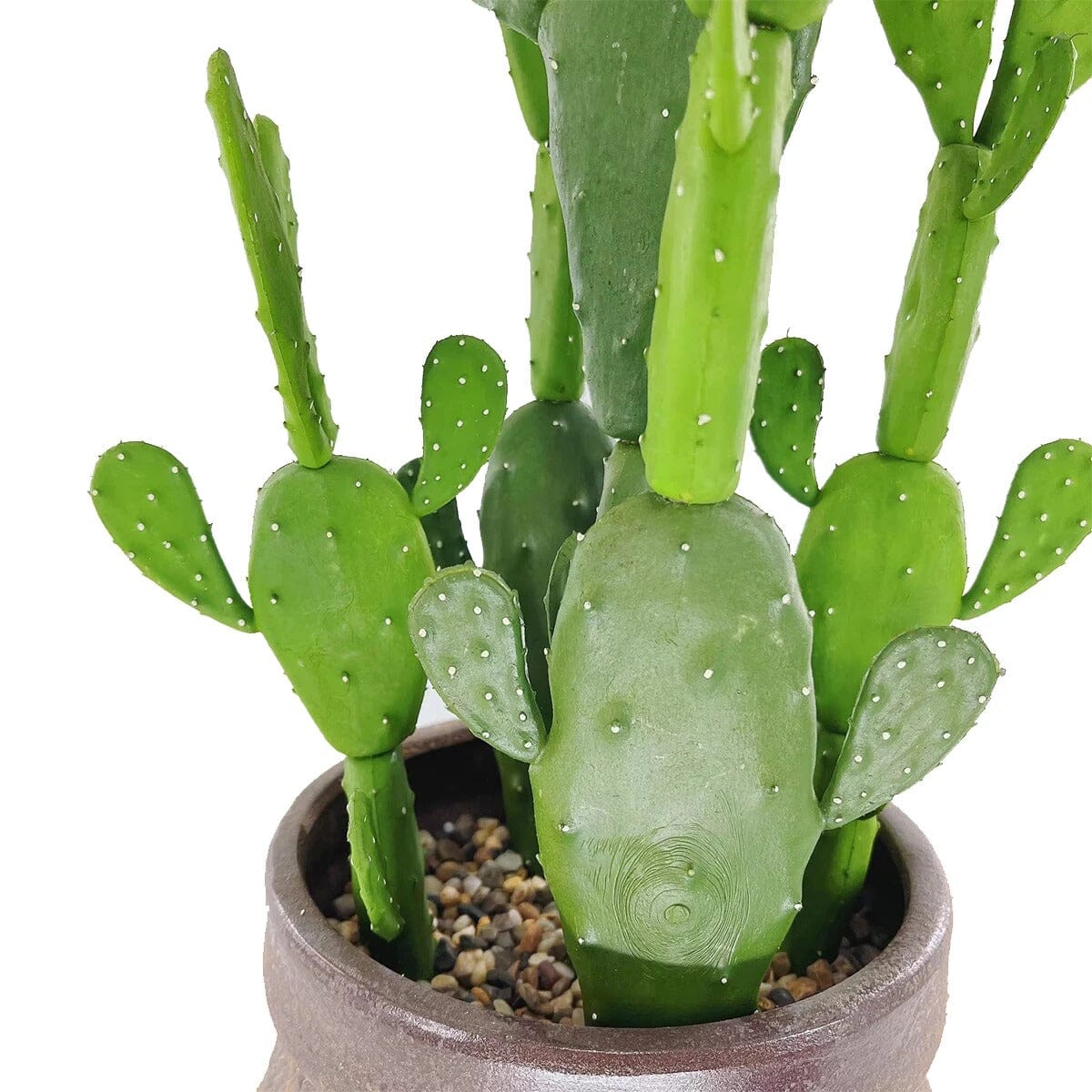 Cactus Artificiel Haut de Gamme avec Pot - 75,56 cm