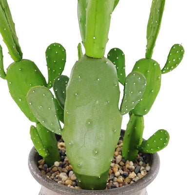 Cactus Artificiel Haut de Gamme avec Pot - 75,56 cm