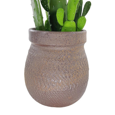 Cactus Artificiel Haut de Gamme avec Pot - 75,56 cm