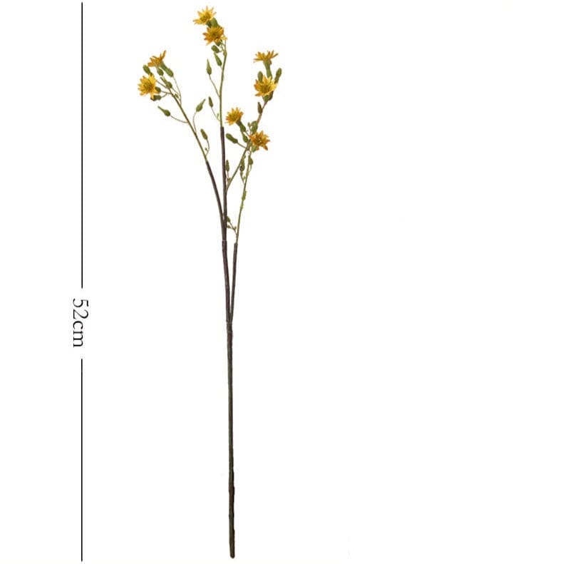 Chrysanthème Artificiel Jaune - 52 cm